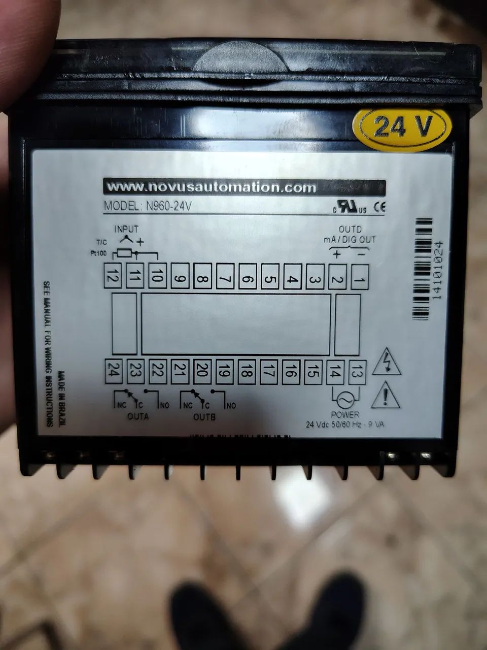Controlador de Temperatura Novus N960 USB 24V - Foto 2