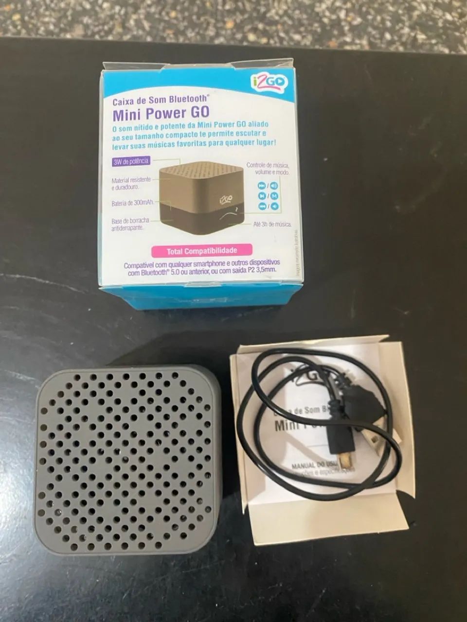 Caixa de Som Bluetooth Mini Power GO