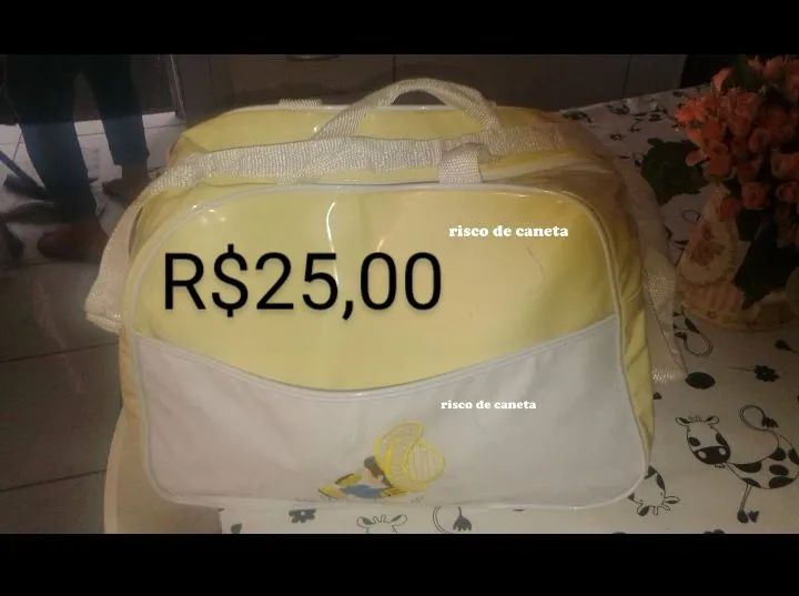 Bolsa maternidade amarela  - Foto 3