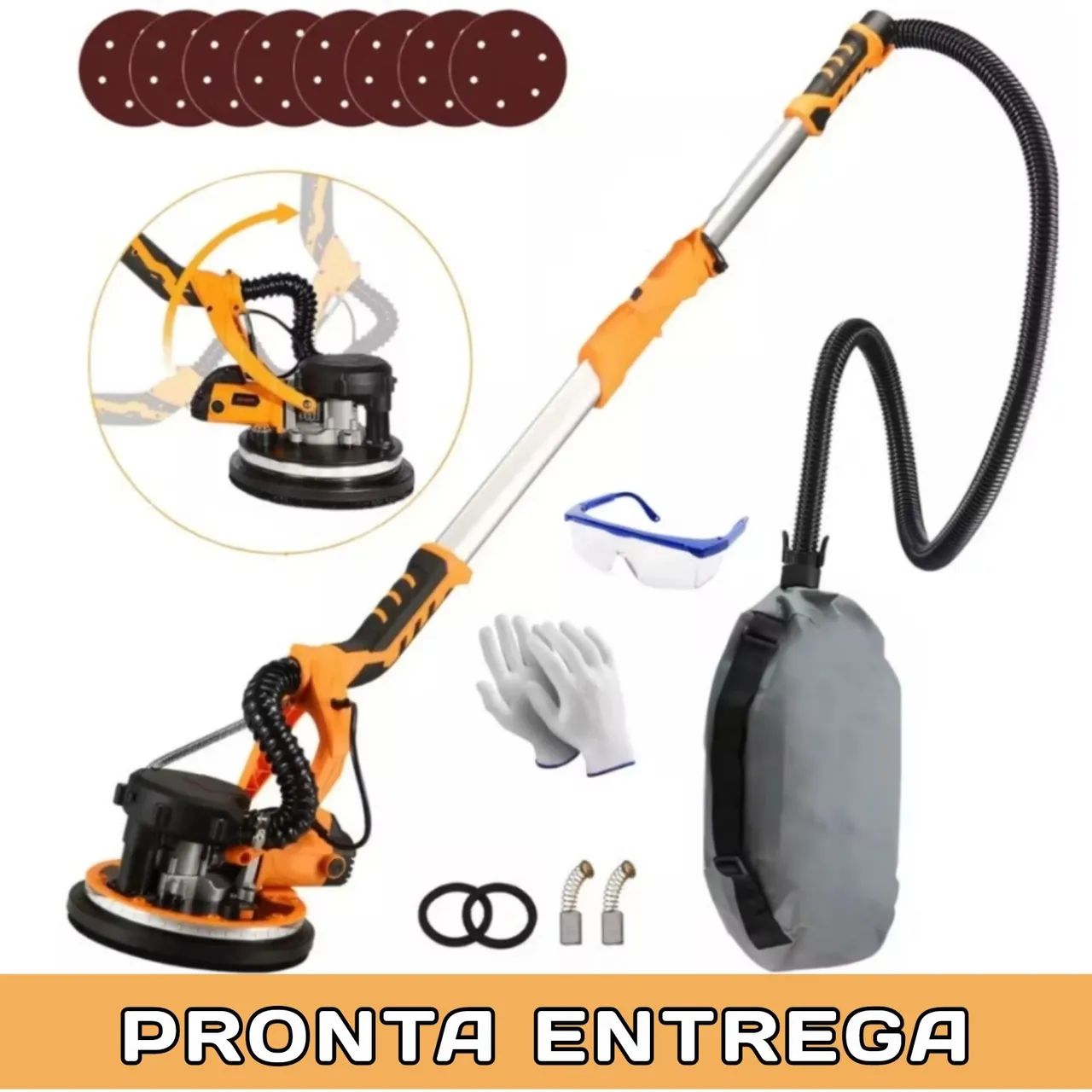 LIXADEIRA DE PAREDE E TETO NK 1250 - COMPLETA E COM LED