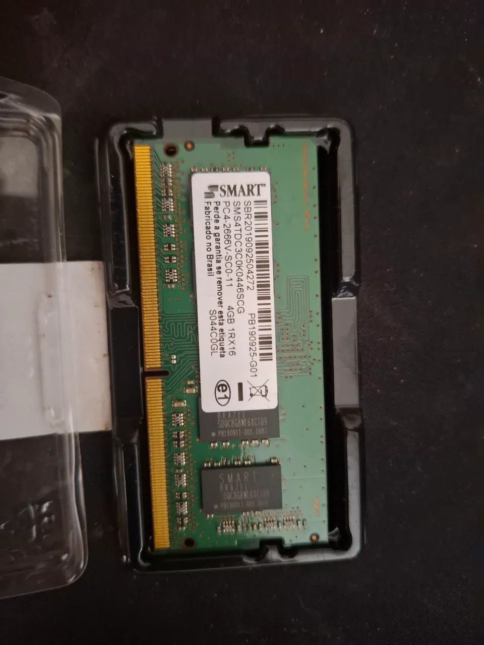 Memória RAM Smart 4GB DDR4 2666MHz para Notebook