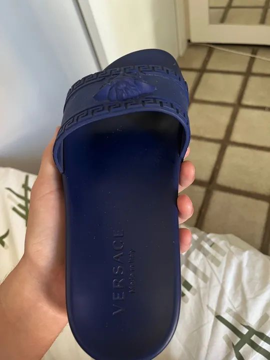 Versace Slide Azul ORIGINAL!!!! - Foto 2