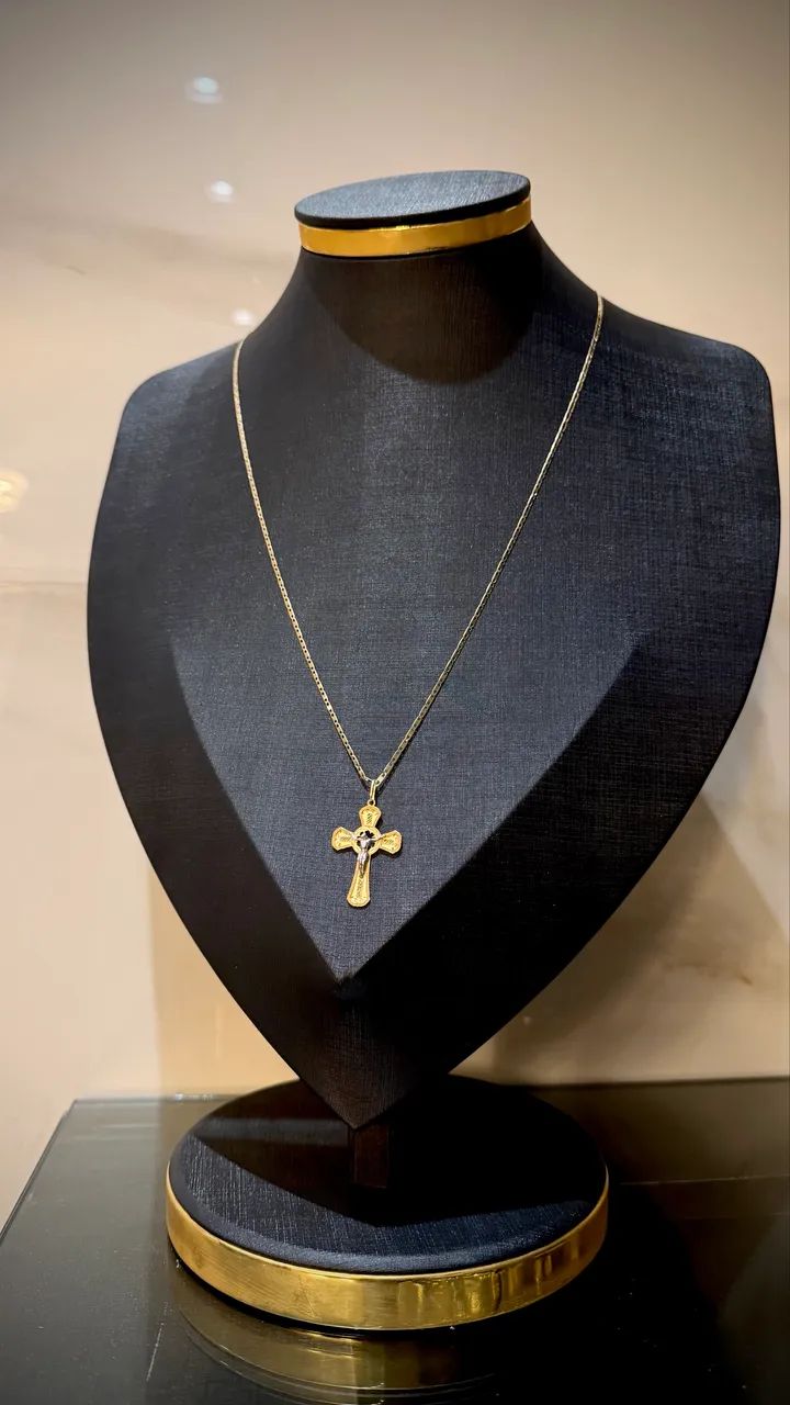 Conjunto Italiano em Ouro 18k em Promoção! - Foto 2