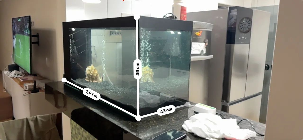 Aquário 200LT 100l x 40c x50a