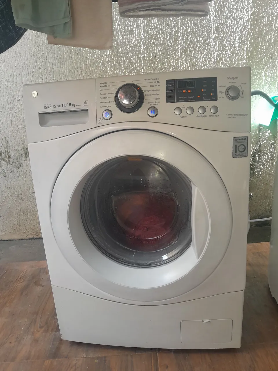 Lavadora LG Direct Drive 11/6kg