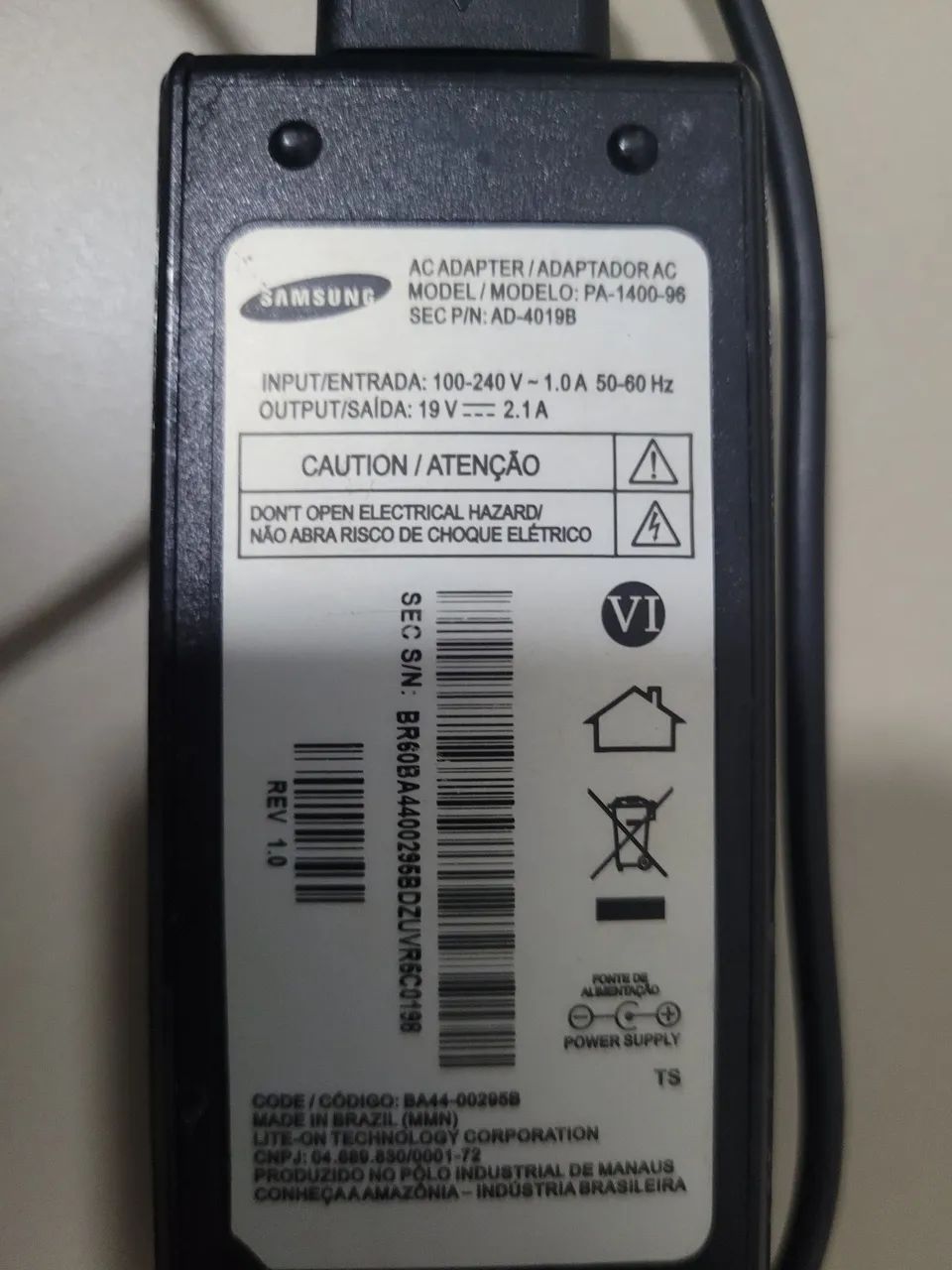 Carregador Samsung PA-1400-96 Original - Foto 2