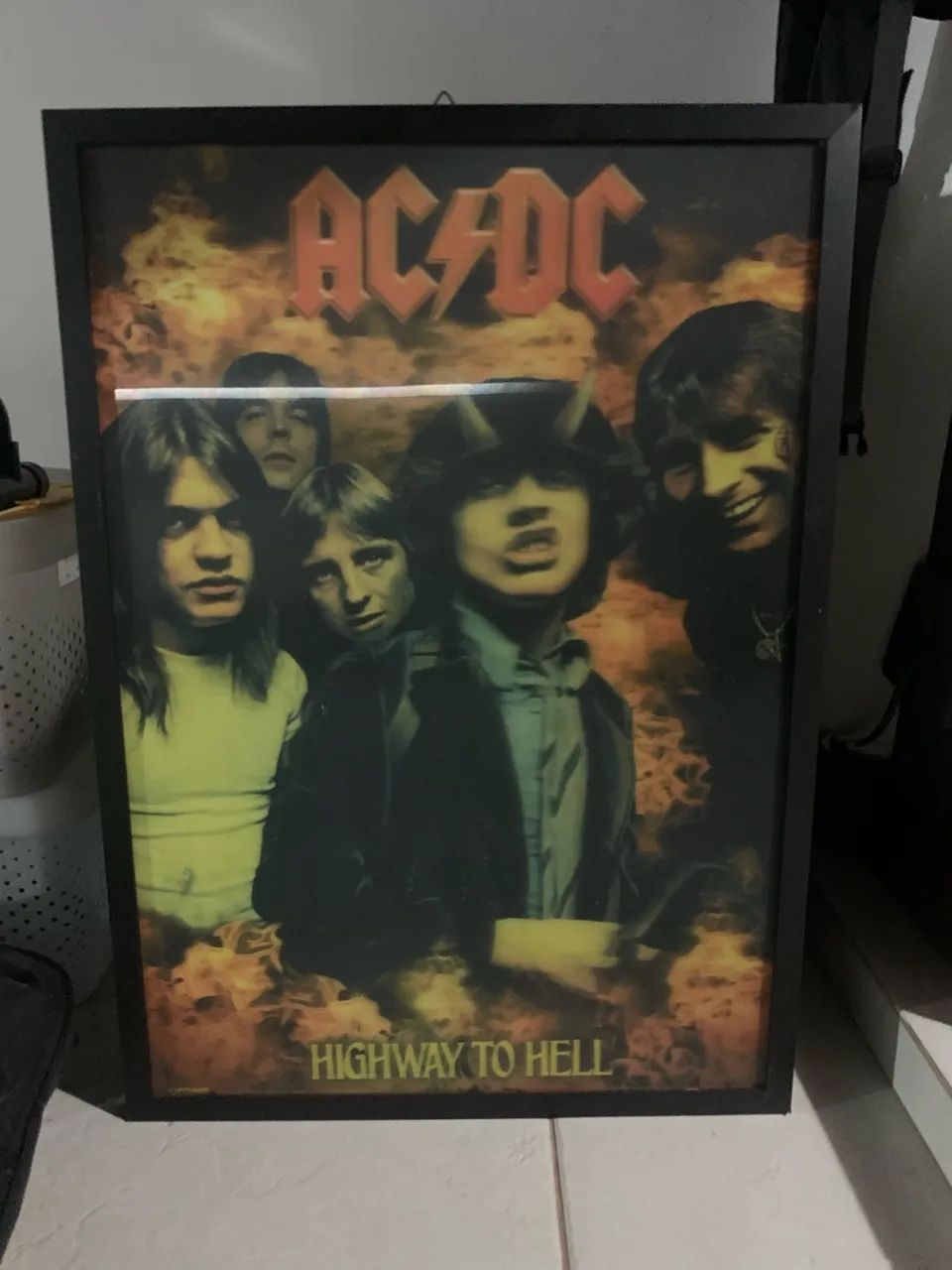 Quadro 3D da banda ACDC - Foto 3