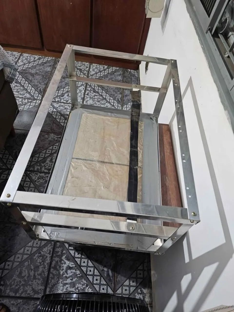 2x rig de mineração de placa de vídeo de alumínio - Foto 2