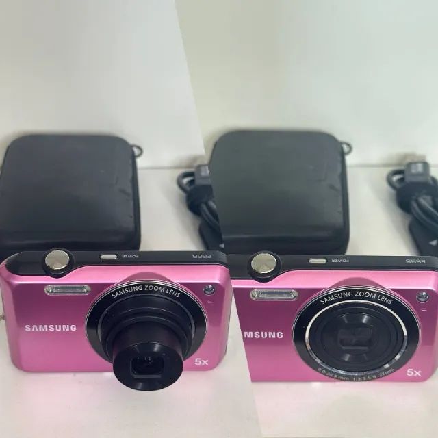 Samsung ES68 12.2 MP Digital Camera Pink + Accessories64318618582147123