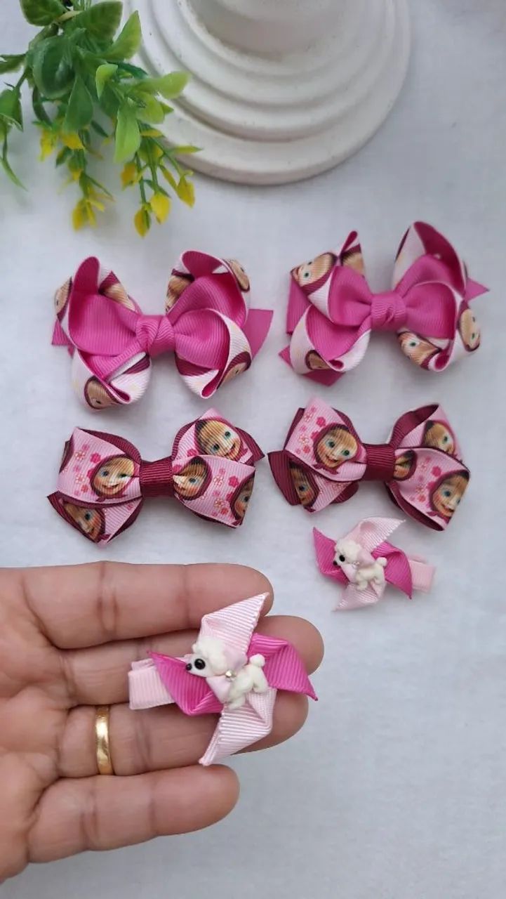 Laços Jeans para Cabelo - Lindos e Charmosos! - Foto 4