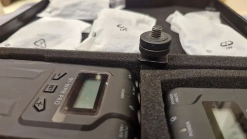 Par de microfone lapela profissional Boya. So usado uma vez - Foto 4