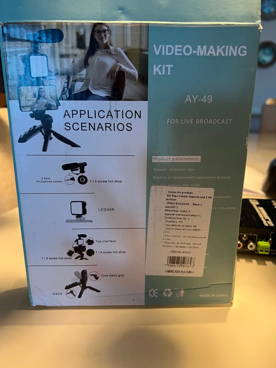 Kit Vídeo-Making AY-49 - Ideal para Live Broadcast
