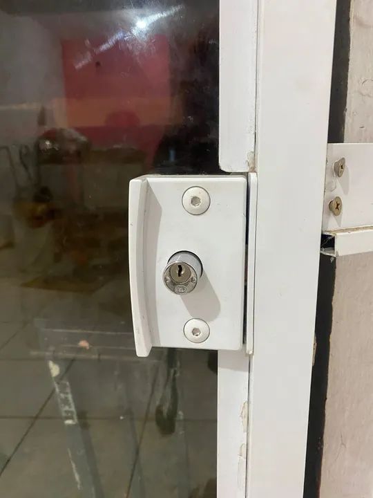 Porta de vidro de correr para loja - Foto 4