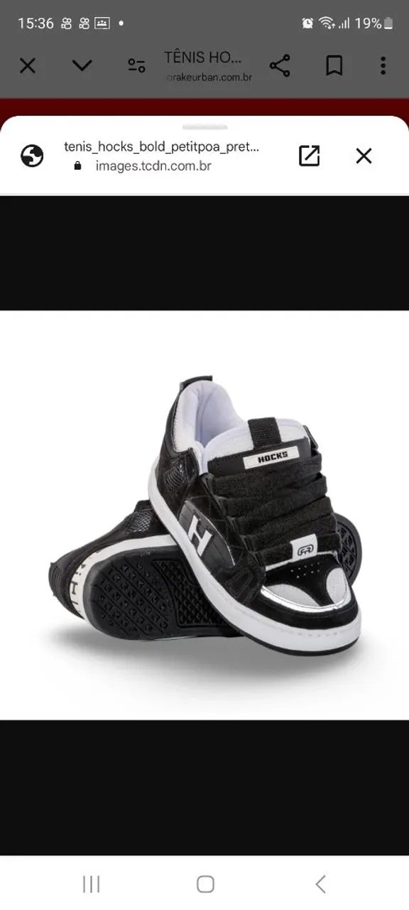 Tênis Hocks Bold Preto - Tamanho 36 