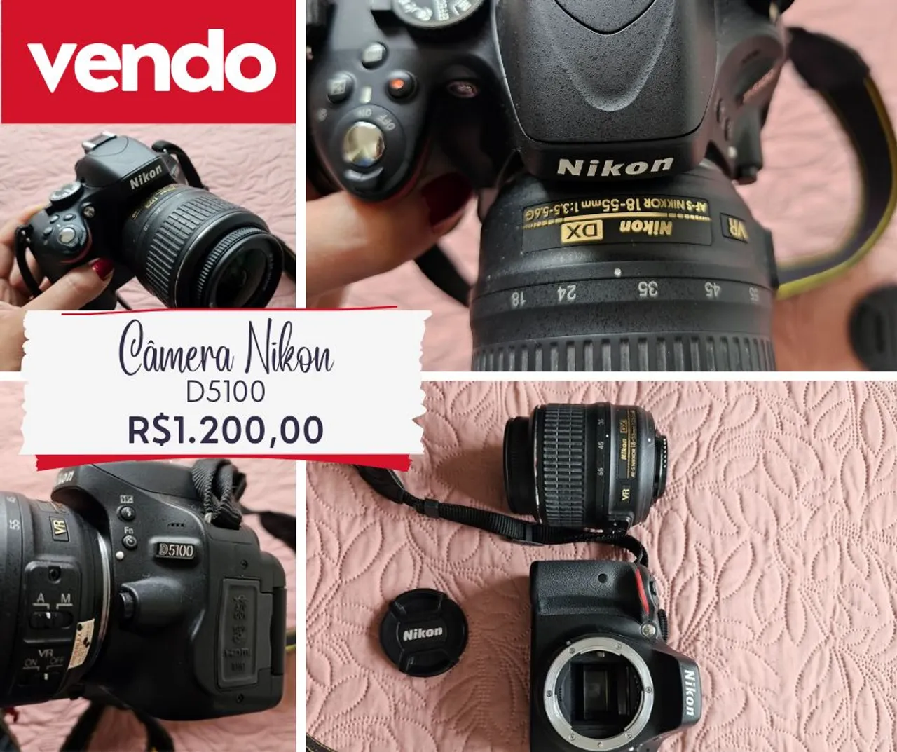 Câmera Nikon D5100