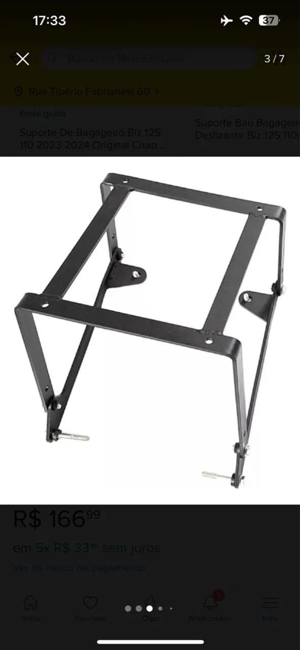 Bau é suporte pra lander 90 litros  - Foto 2