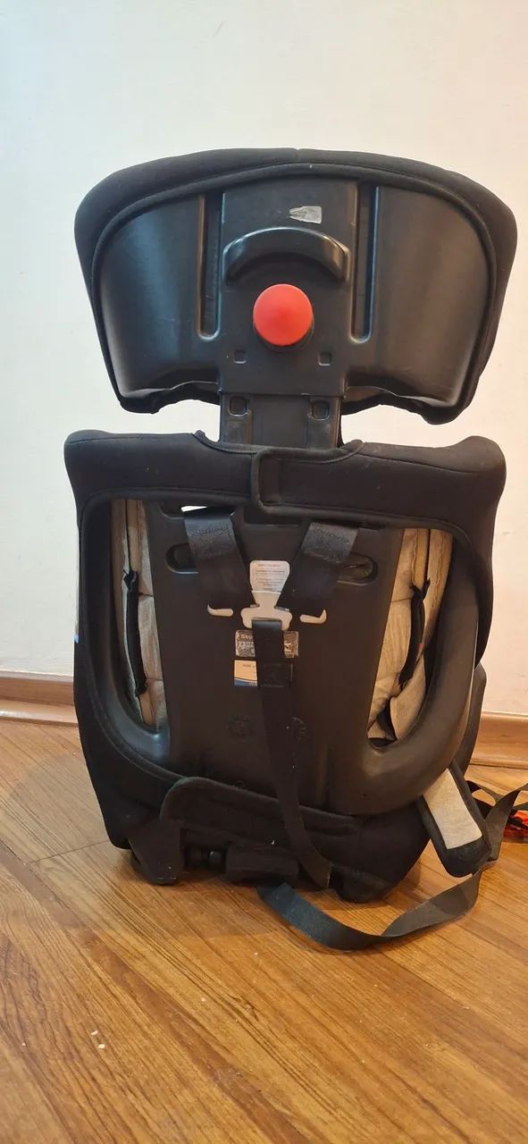Cadeirinha infantil carro auto criança ajustável preta cadeira segurança assento  - Foto 2