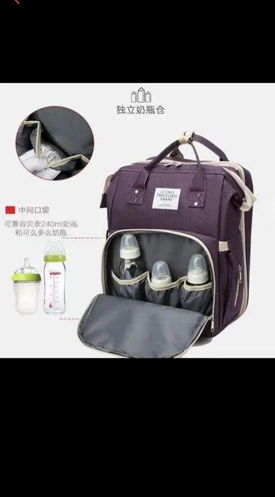 Mochila bolsa maternidade térmica impermeável vira berço  - Foto 5