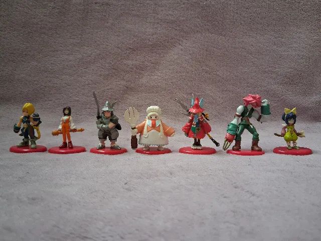 Final Fantasy 9, Bonecos Promocionais Coca Cola, Miniatura oficial, Squaresoft - Foto 3
