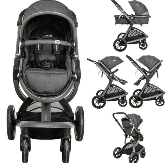 Carrinho de Bebê Kiddo - Quantum Baixei! - Foto 2