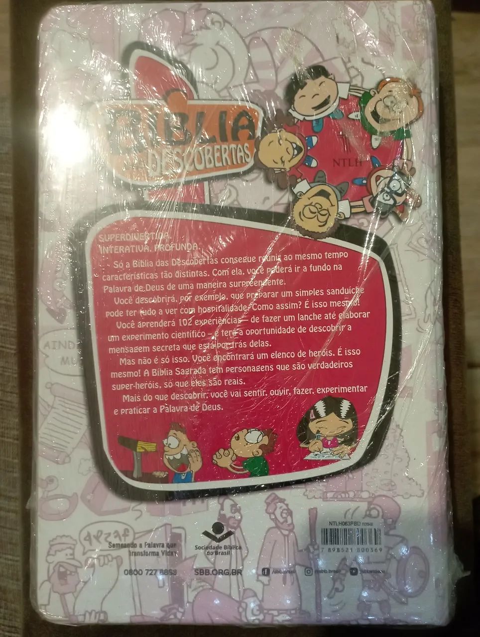 A bíblia das descobertas capa rosa  - Foto 2