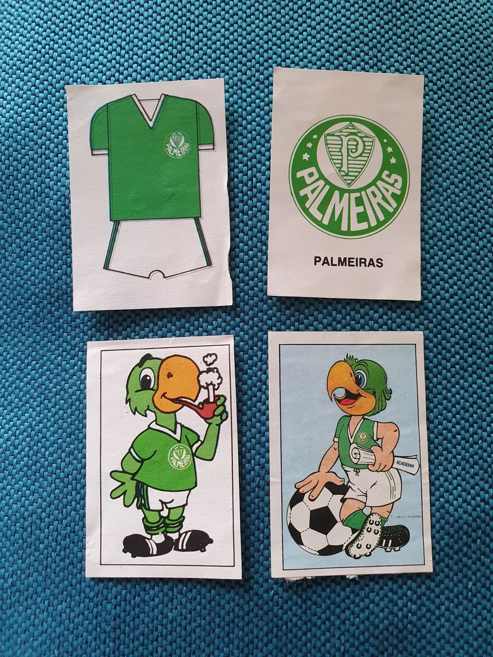 Coleção Figurinhas antigas do Palmeiras 