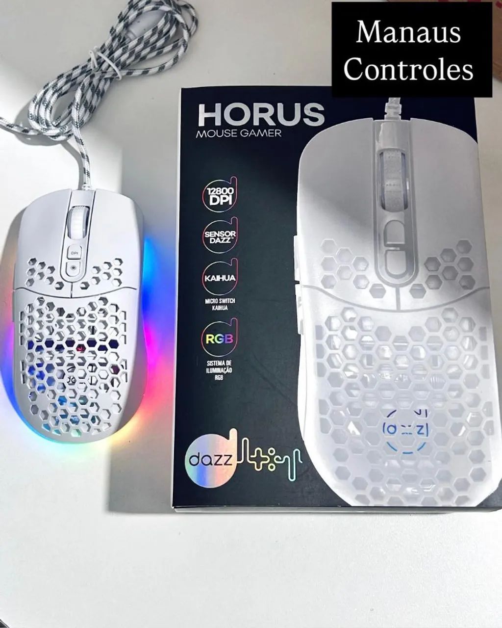 Mouse branco gamer - Foto 2