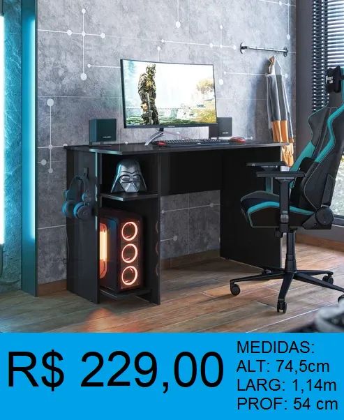 ESCRIVANINHA GAMER-NOVIDADE-COM UM PRODUTO DE SUPER QUALIDADE! - Foto 3
