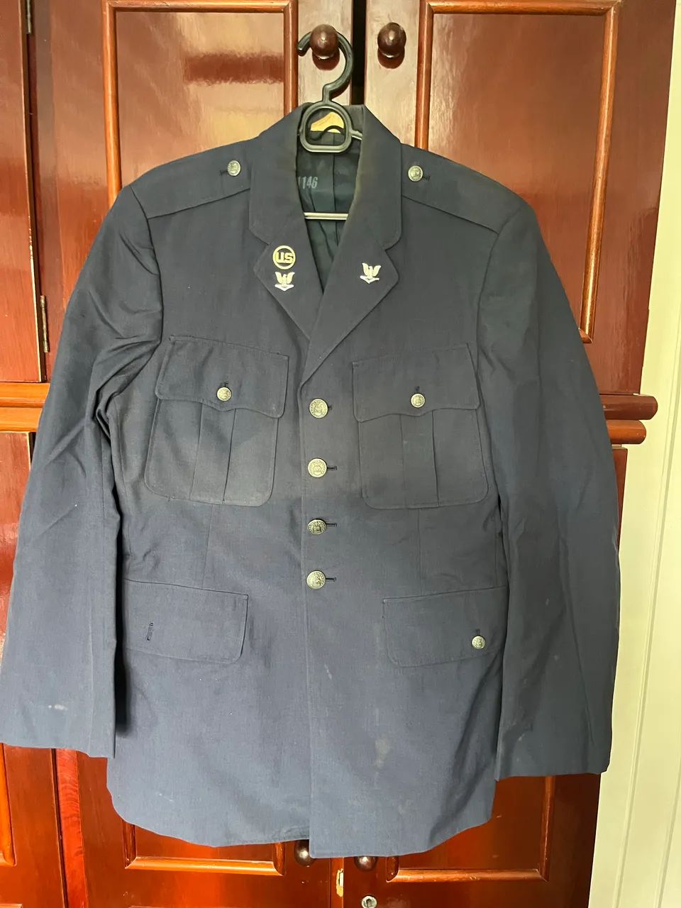 Casaco de oficial exército americano