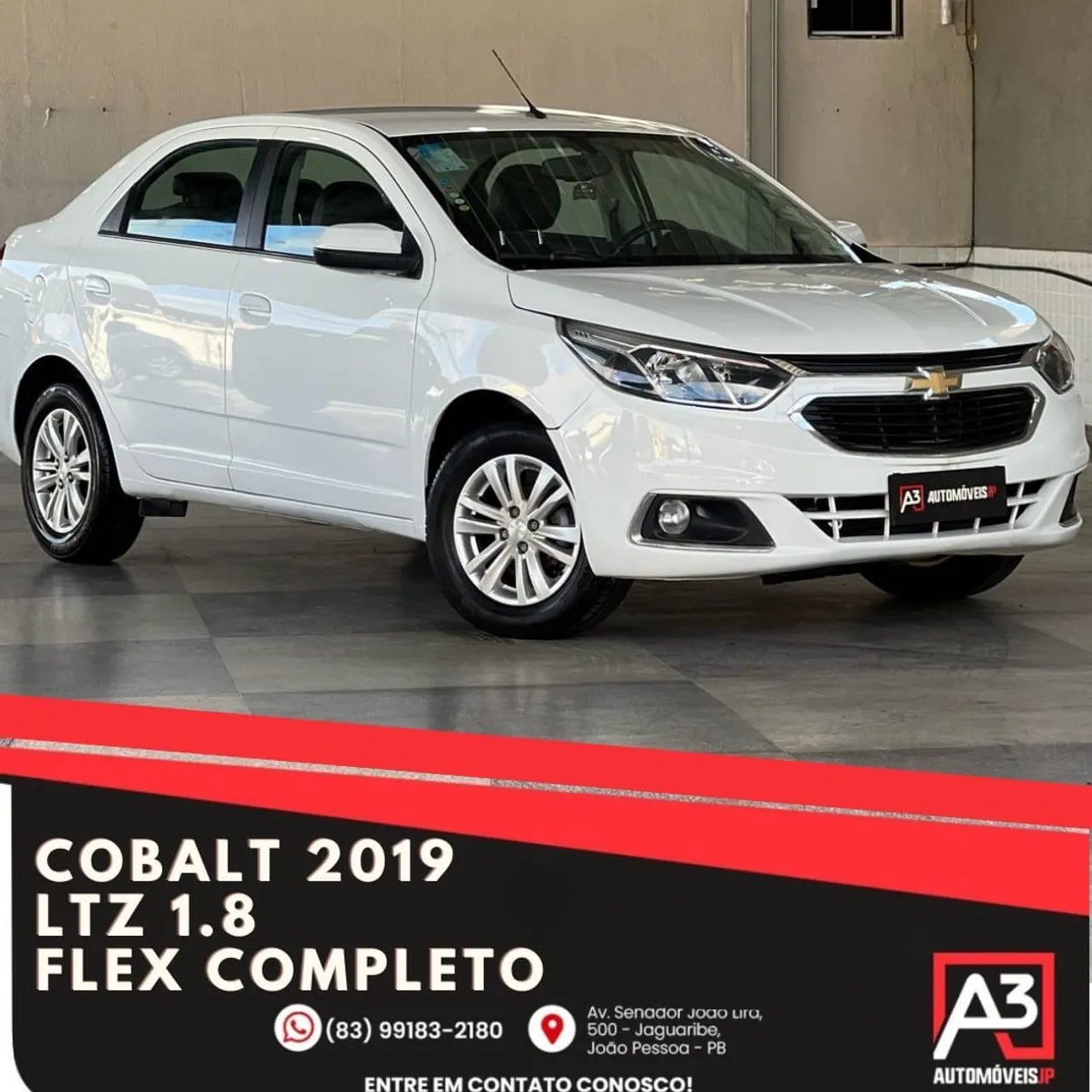 Chevrolet Cobalt 2019 LTZ 1.8 Flex Completo Manual