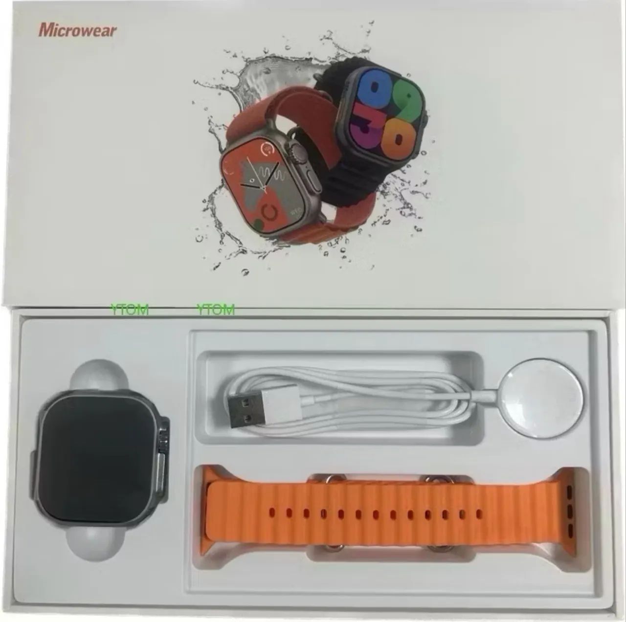 Smartowath Microwear Ultra 9 plus pulseira mais case de blinde  - Foto 5