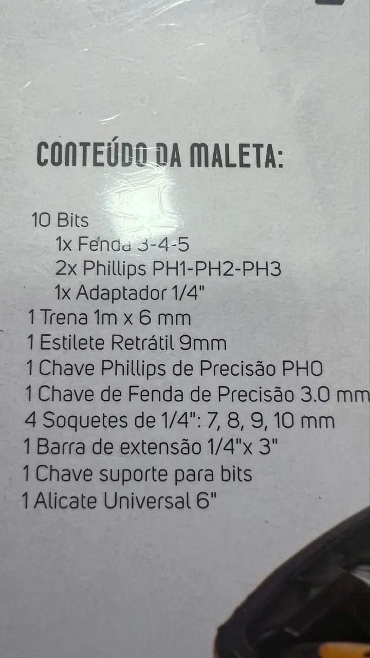 Maleta de ferramentas WAP nova 21pcs - Foto 3