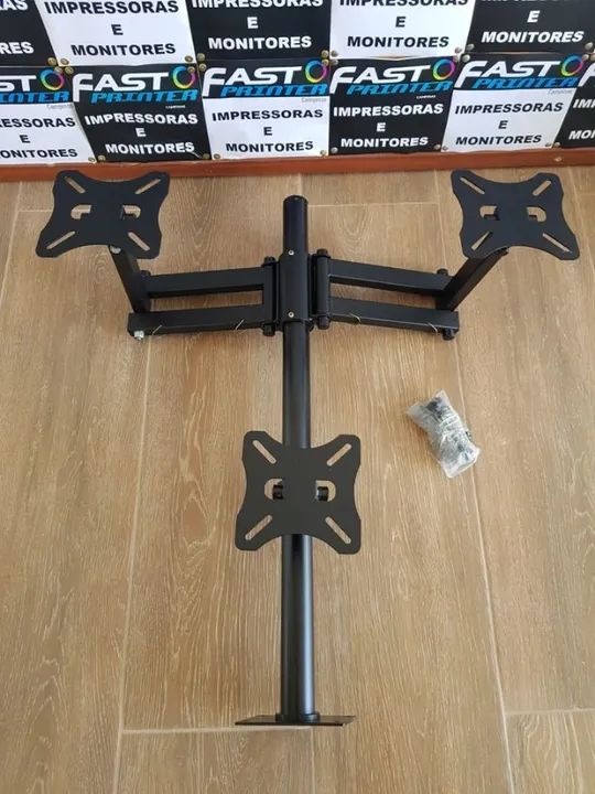 Suporte para 3 monitores   