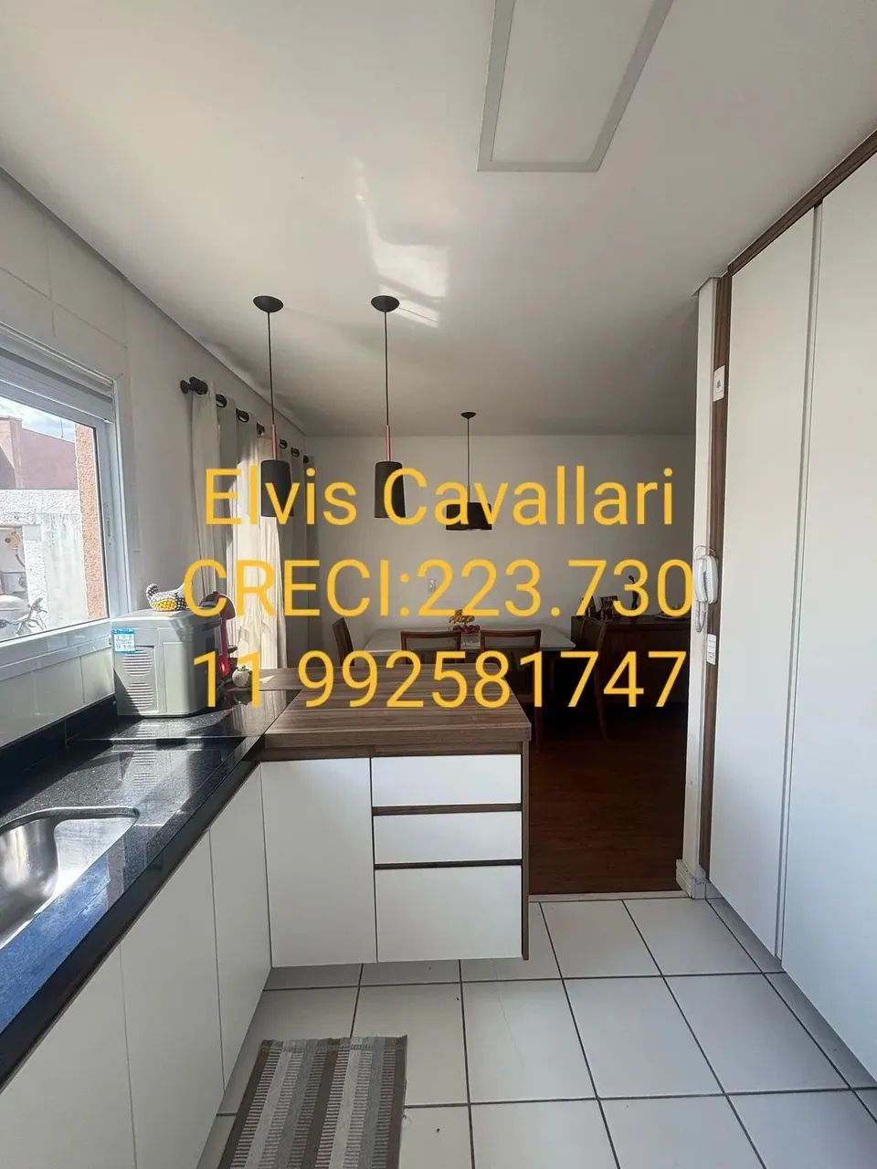 Casa l possui 80 m2 com 3 quartos sendo um suite, 2 vagas 1 1 9 9 2 5 8 1 7 4 7 Elvis Cava - Foto 3