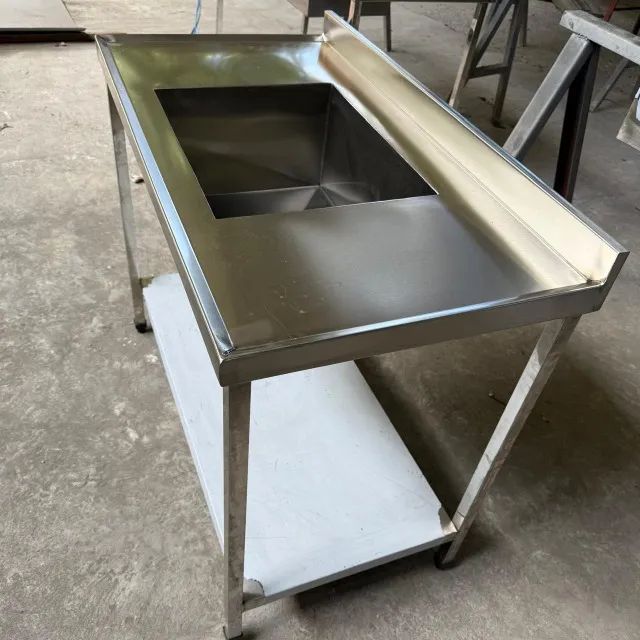  Tanque bancada pia industrial inox - Foto 2