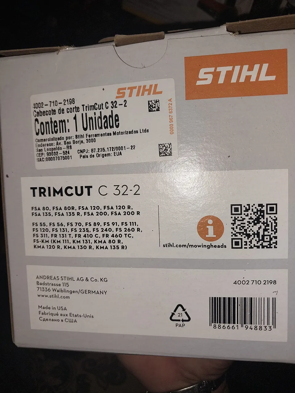 Carretel Stihl novo