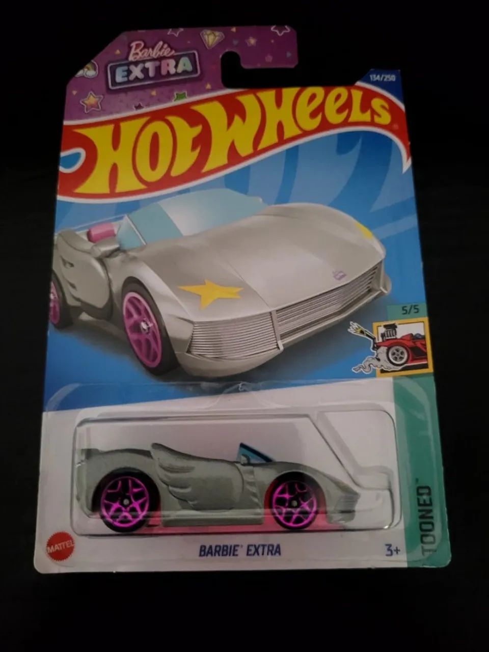 Hot Wheels - Barbie Extra Cinza - HCT35