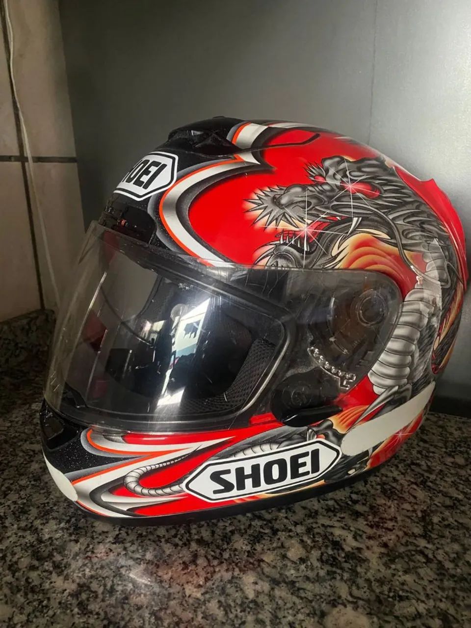 Capacete Shoei X-Spirit 1 Kiyomari - Usado - Foto 6