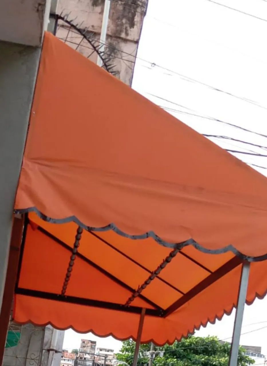 Um toldo  muito bonito.pra colocar na porta.Do seu comércio.  - Foto 2