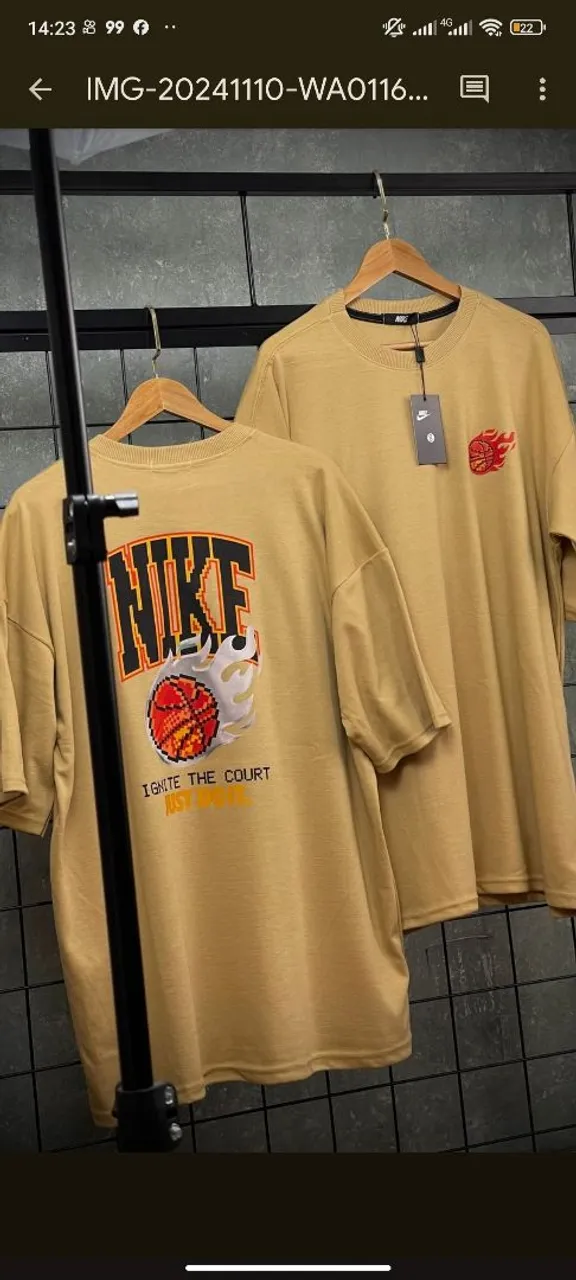 Camiseta Nike oversized - Ignite the Court - Tamanho M