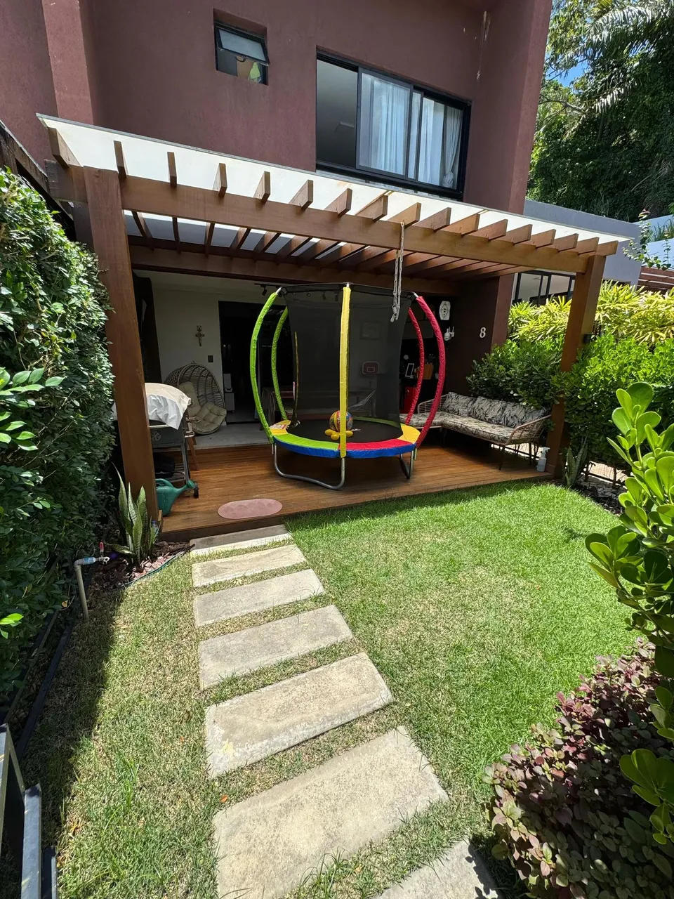 Casa 3/4, Mobiliada, Patamares, Energia Solar, Área Gourmet, R$ 7.500