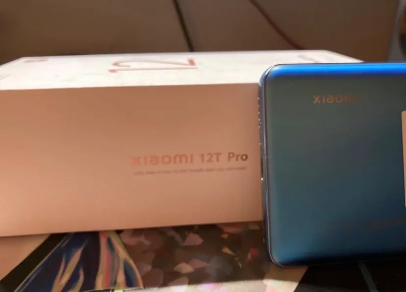 Xiaomi 12T Pro 256gb azul usado com caixa e acessórios