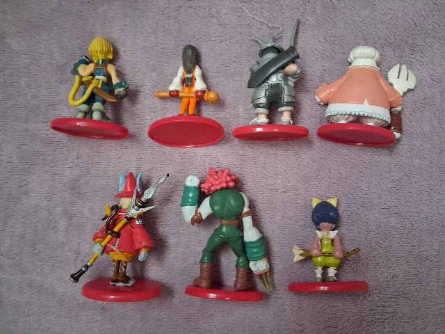 Final Fantasy 9, Bonecos Promocionais Coca Cola, Miniatura oficial, Squaresoft - Foto 2