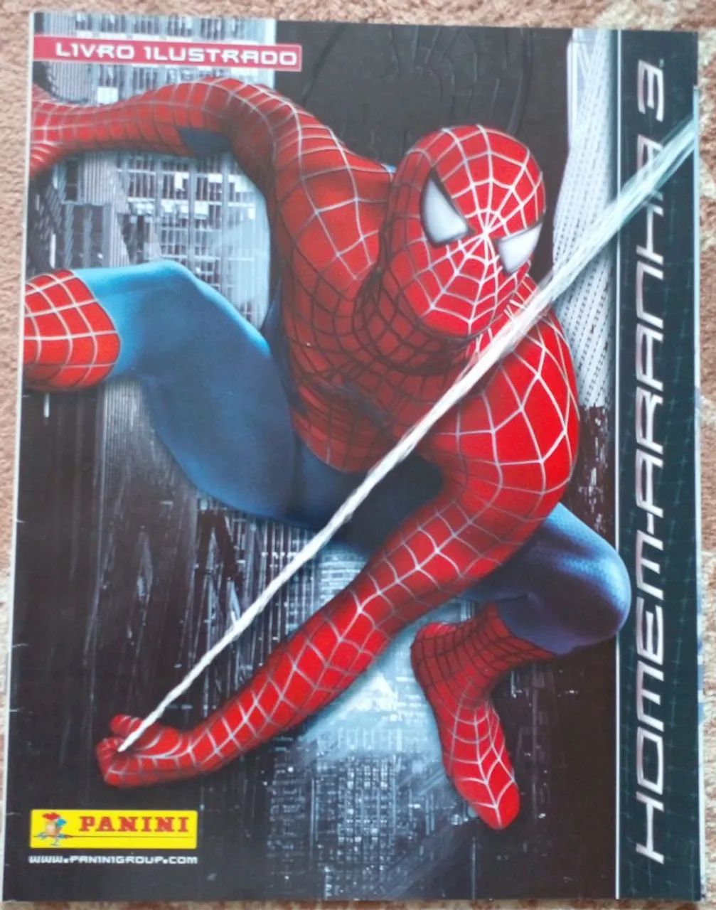 Albim e figurinhas Homem-Aranha 3 O Filme 