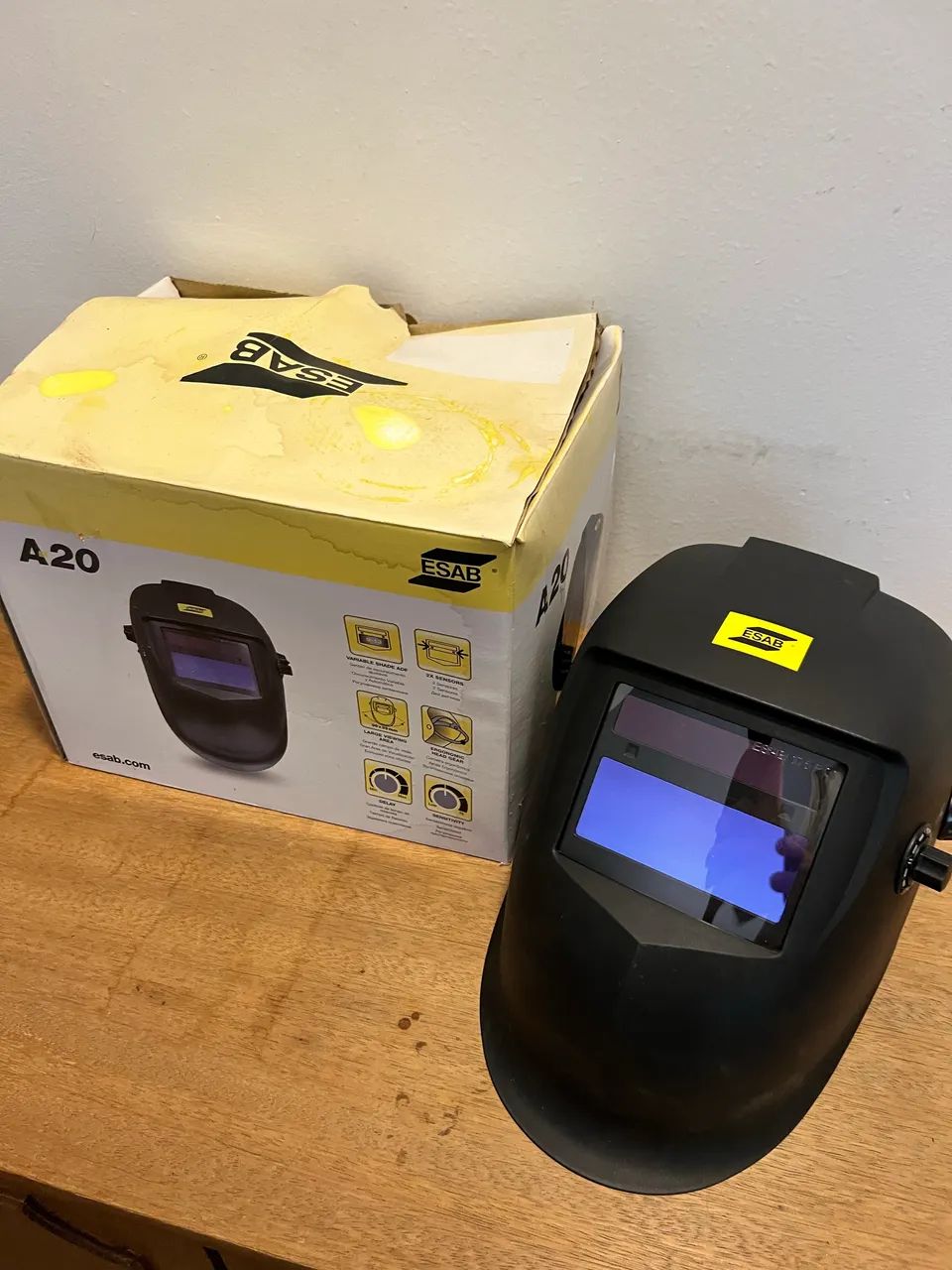 Máscara de Solda Automática ESAB Swarm A20 - Foto 3