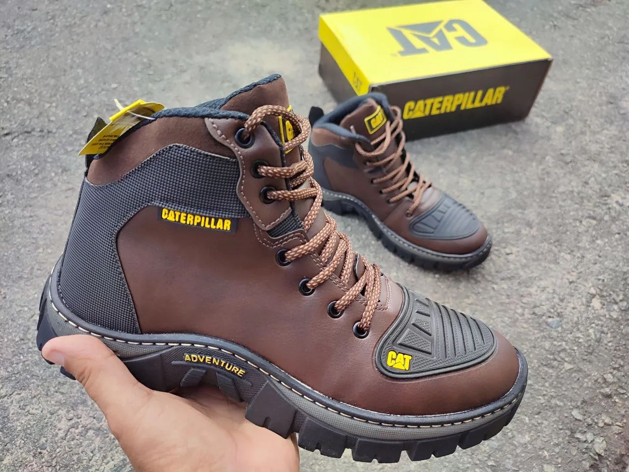 Bota Caterpillar Adventure l Marrom - Foto 3