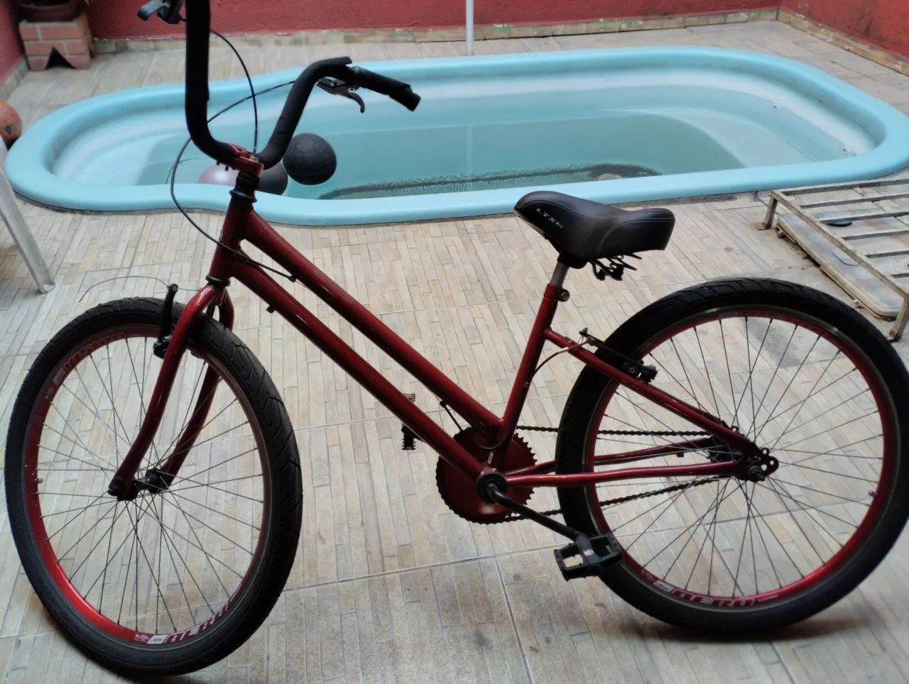 Bike caiçara Aro 26 Vermelha