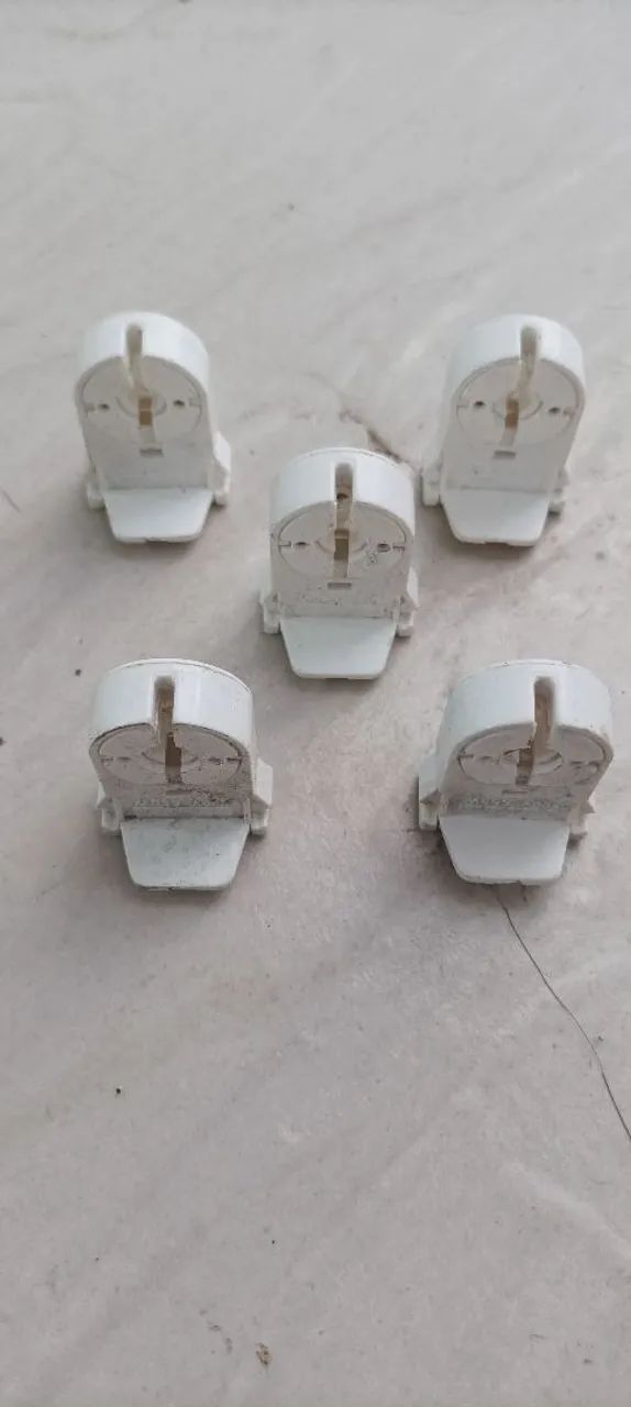 (10x) Soquete para lâmpada tubular 