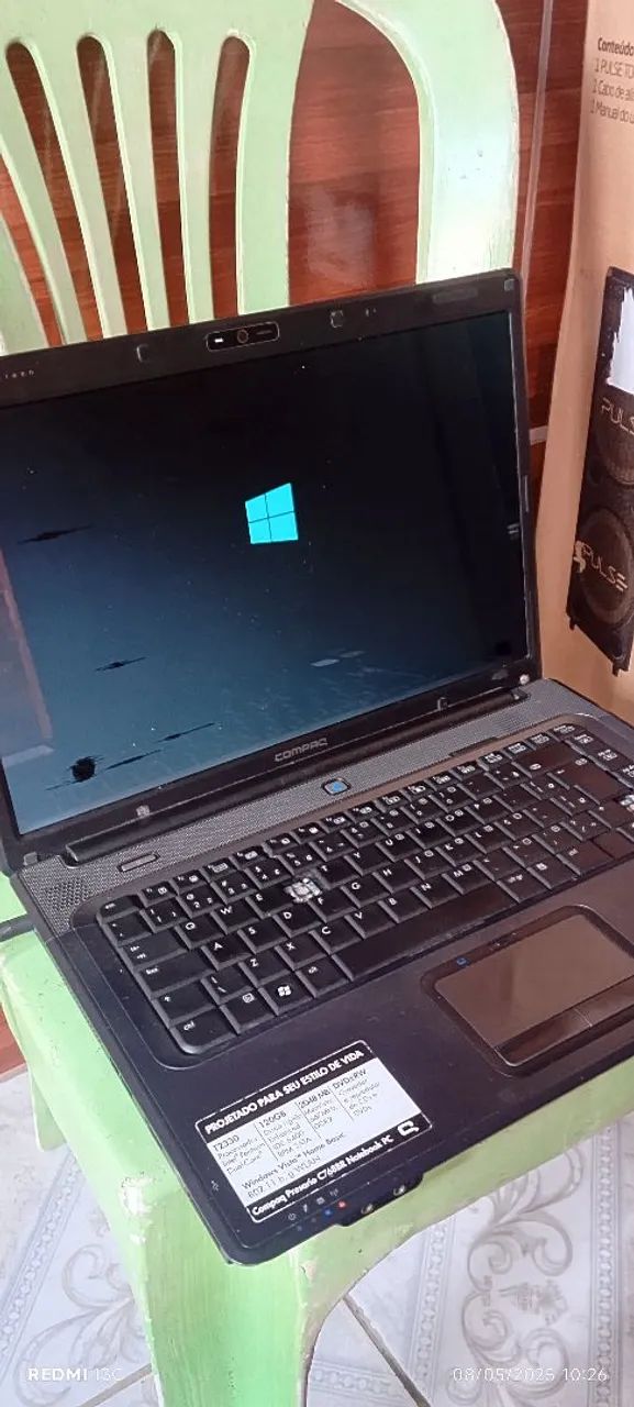 Notebook Compaq Presario C76832 - Ótimo estado! - Foto 5