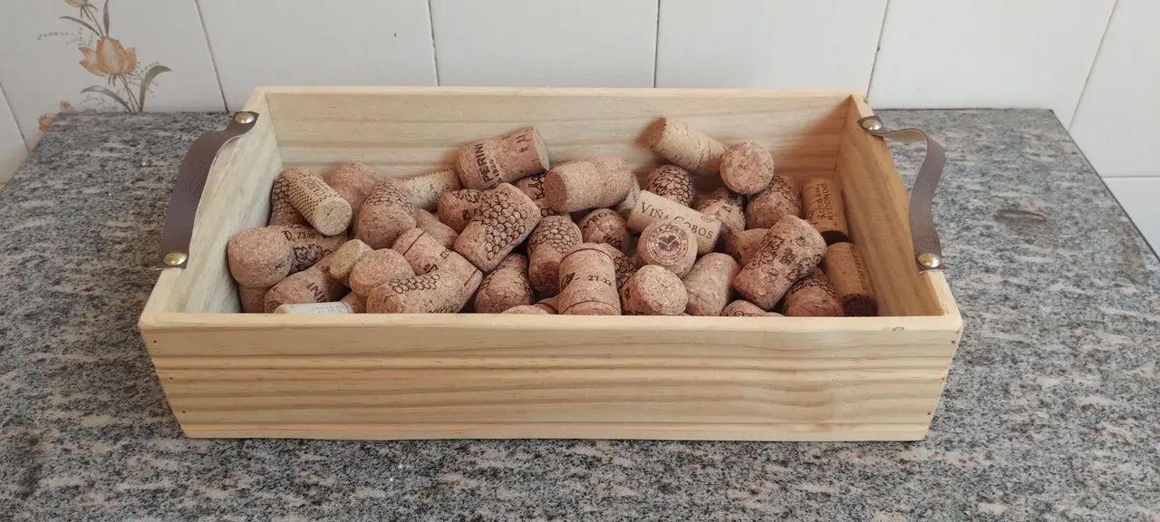 Rolhas de vinho.